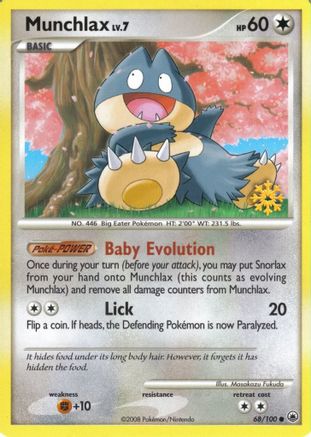 Munchlax - 68/100 68 - Countdown Calendar Promos