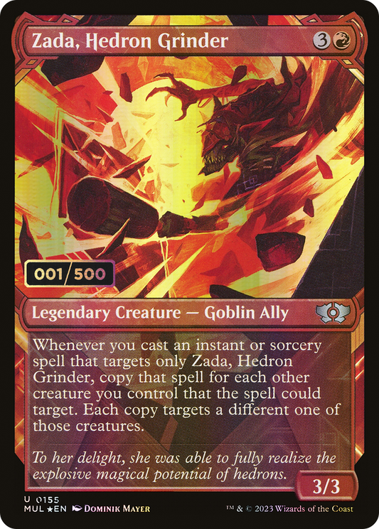 Zada, Hedron Grinder (MUL-155Z) - Multiverse Legends: (Showcase) Foil