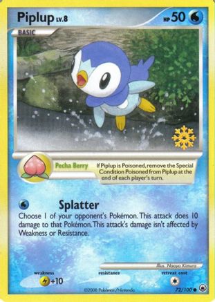 Piplup - 72/100 72 - Countdown Calendar Promos