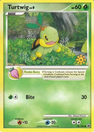 Turtwig - 78/100 78 - Countdown Calendar Promos