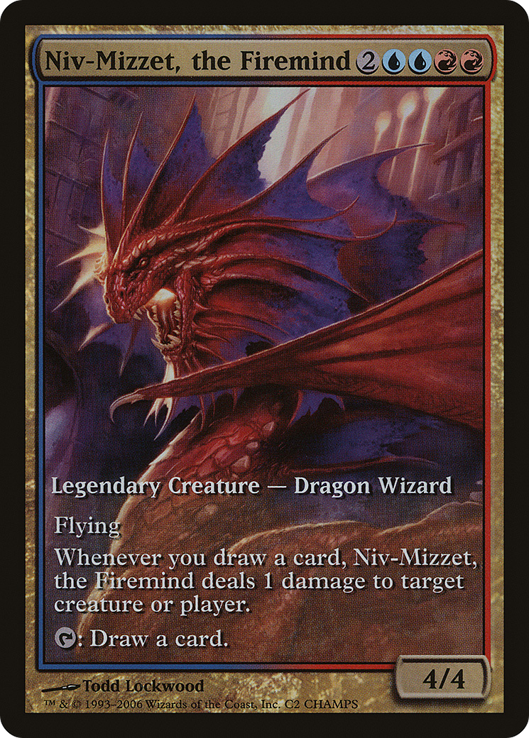 Niv-Mizzet, the Firemind (PCMP-002) - Champs and States Foil