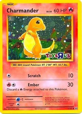 Charmander 009/108 - Miscellaneous Cards & Products Holofoil - Promo