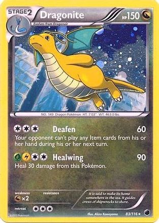 Dragonite 083/116 - Blister Exclusives Holofoil - Promo