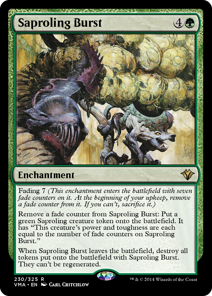 Saproling Burst (VMA-230) - Vintage Masters Foil