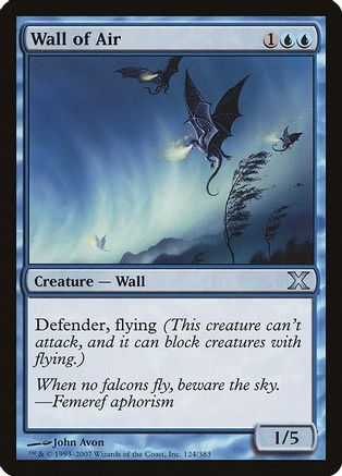 Wall of Air (10E-124) - 10th Edition