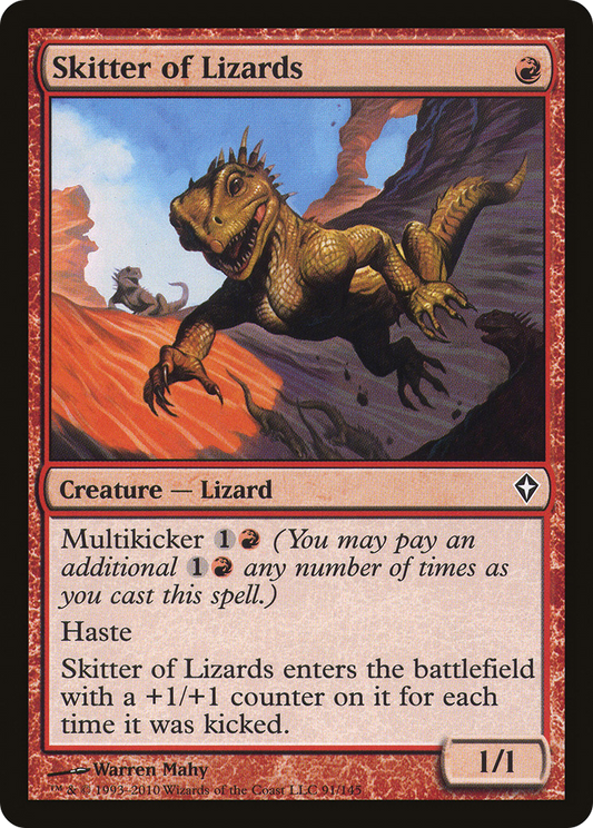 Skitter of Lizards (WWK-091) - Worldwake Foil