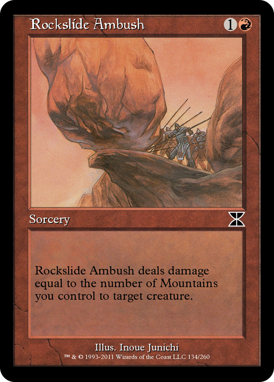 Rockslide Ambush (ME4-134) - Masters Edition IV Foil