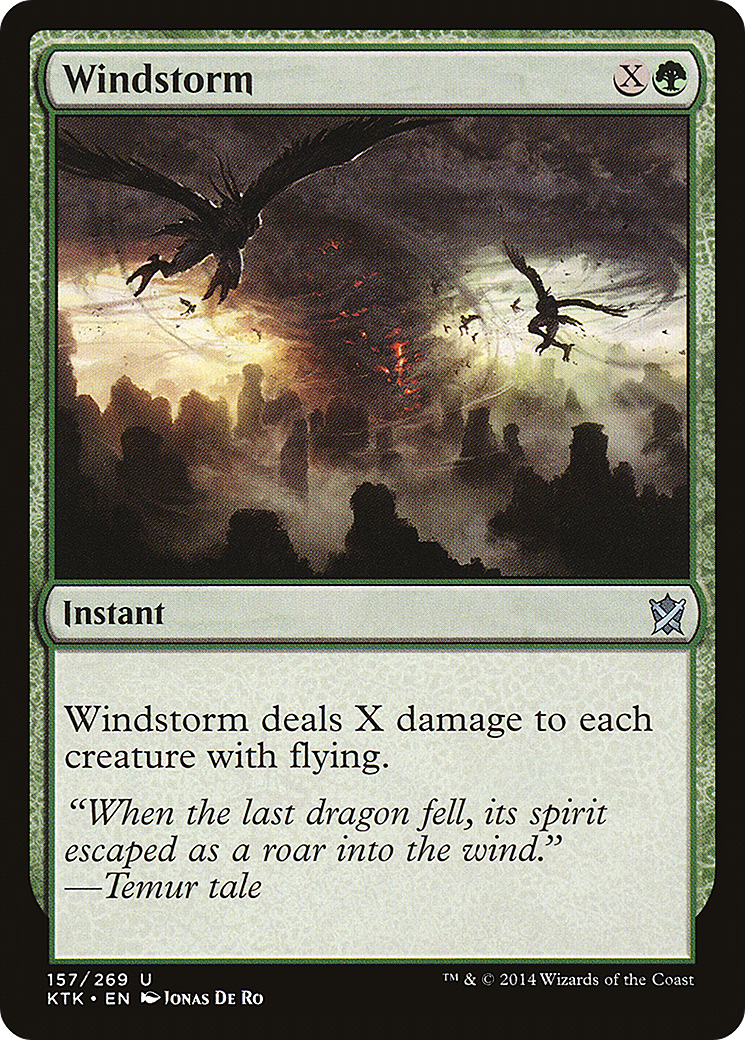 Windstorm (KTK-157) - Khans of Tarkir Foil