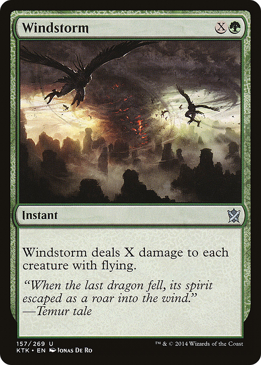 Windstorm (KTK-157) - Khans of Tarkir Foil