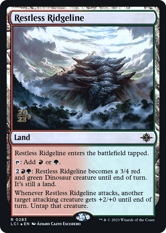 Restless Ridgeline (PLCI-283S) - The Lost Caverns of Ixalan Promos Foil