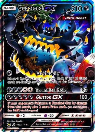 Guzzlord GX - 63a/111  - Alternate Art Promos Holofoil