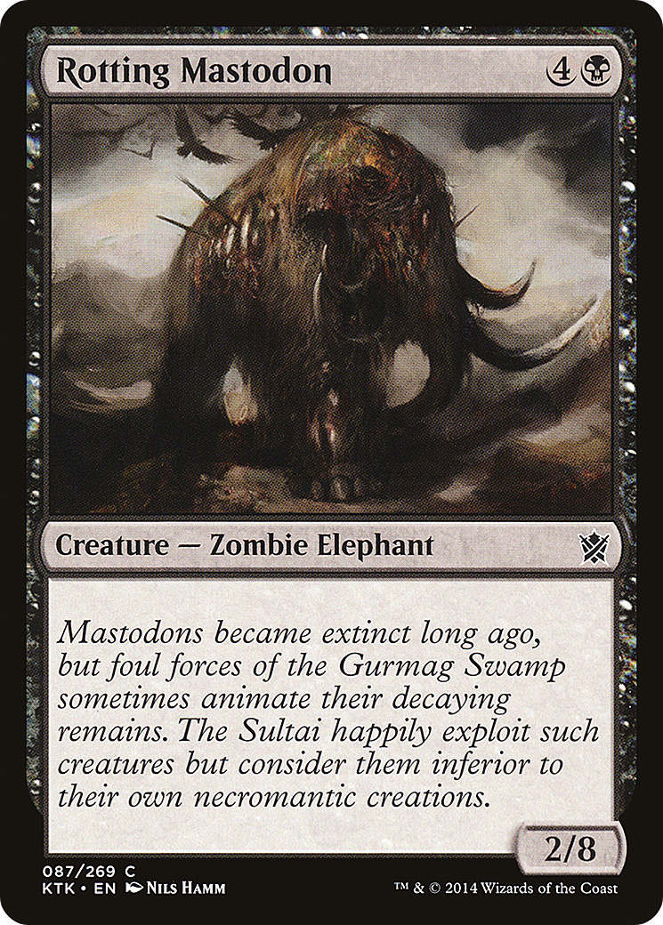 Rotting Mastodon (KTK-087) - Khans of Tarkir