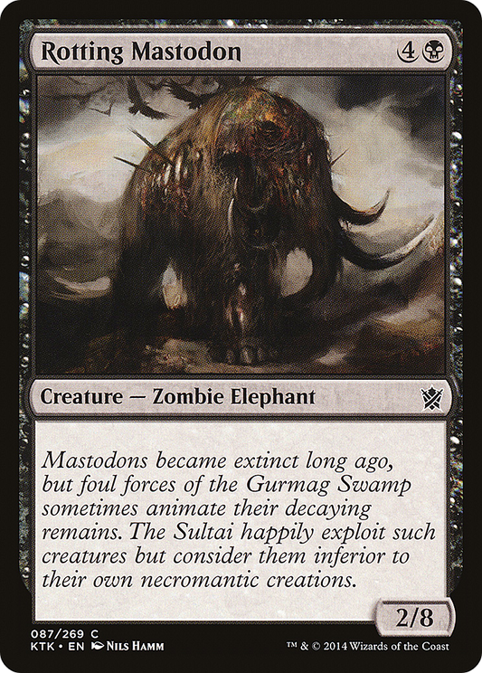 Rotting Mastodon (KTK-087) - Khans of Tarkir