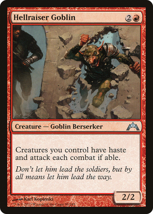 Hellraiser Goblin (GTC-095) - Gatecrash Foil