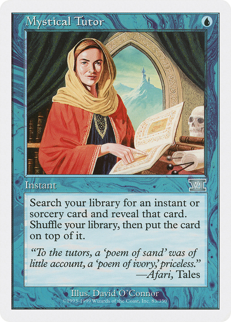 Mystical Tutor (6ED-083) - Classic Sixth Edition