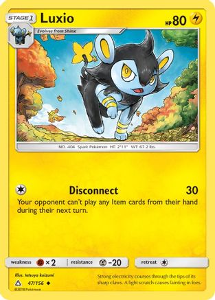 Luxio (47/156) - SM  Ultra Prism  - Uncommon