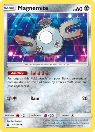 Magnemite (81/156) - SM  Ultra Prism  - Common