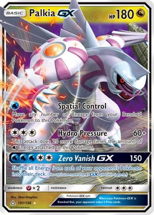 Palkia GX (101/156) - SM  Ultra Prism Holofoil - Ultra Rare