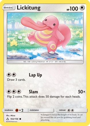 Lickitung (102/156) - SM  Ultra Prism  - Common