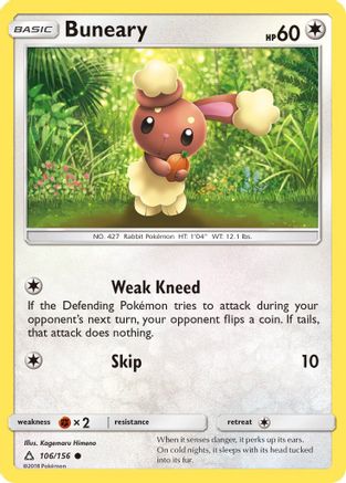 Buneary (106/156) - SM  Ultra Prism  - Common