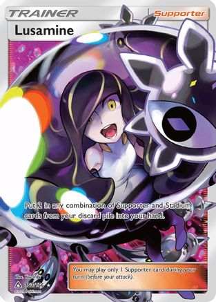 Lusamine (Full Art) (153/156) - SM  Ultra Prism Holofoil - Ultra Rare