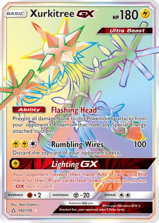 Xurkitree-GX 160/156 - Ultra Prism Holofoil