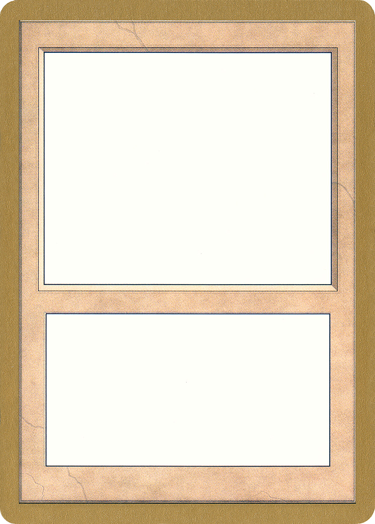 Blank Card (WC99-00B) - World Championship Decks 1999