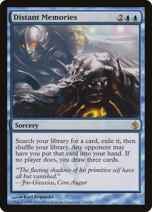 Distant Memories (MBS-024) - Mirrodin Besieged Foil