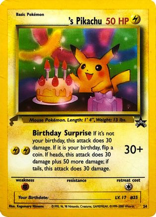 ______'s Pikachu 24 - Pikachu World Collection Promos