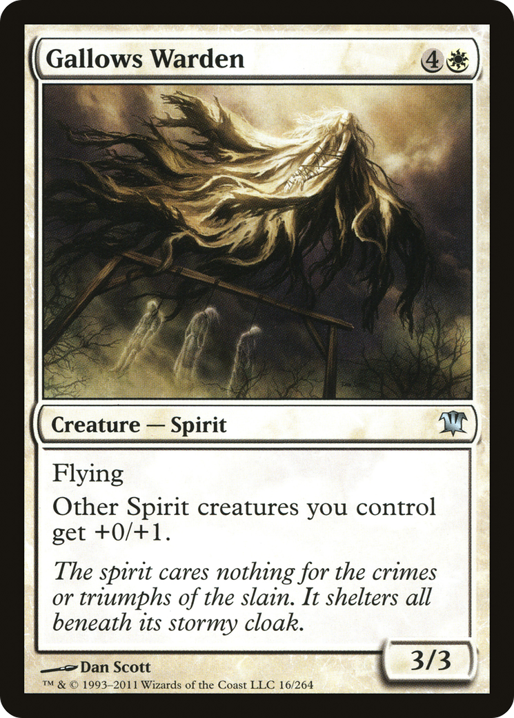 Gallows Warden (ISD-016) - Innistrad