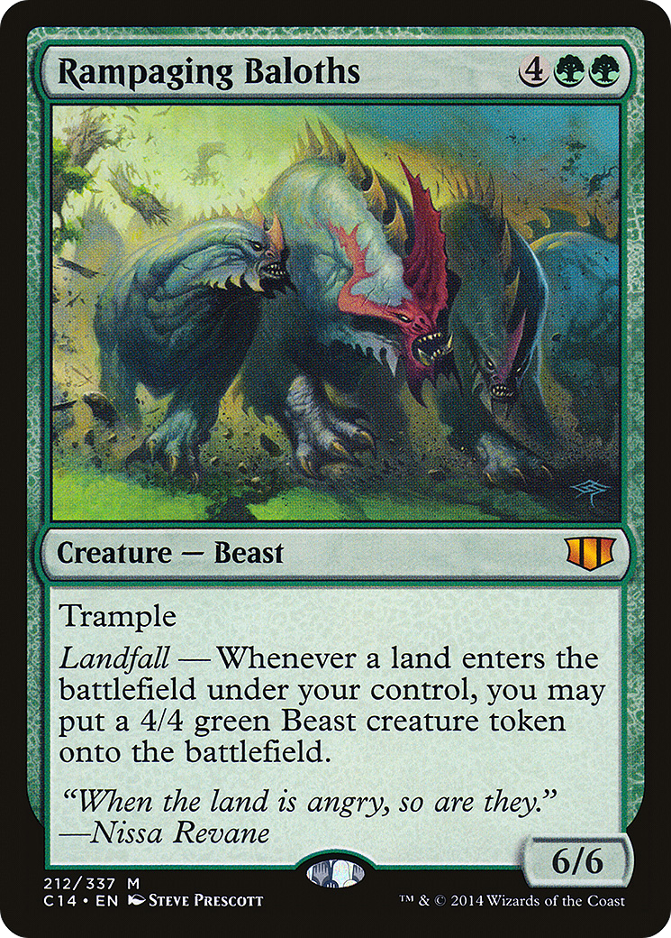 Rampaging Baloths (C14-212) - Commander 2014