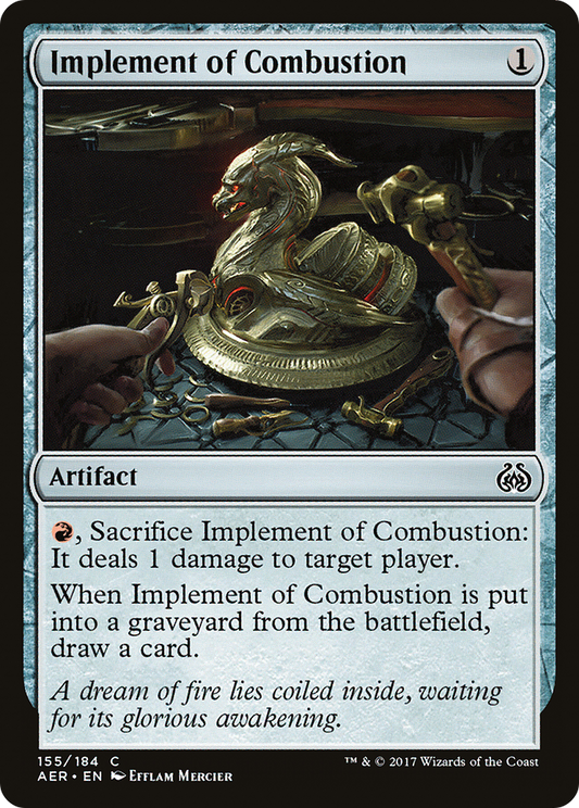 Implement of Combustion (AER-155) - Aether Revolt Foil