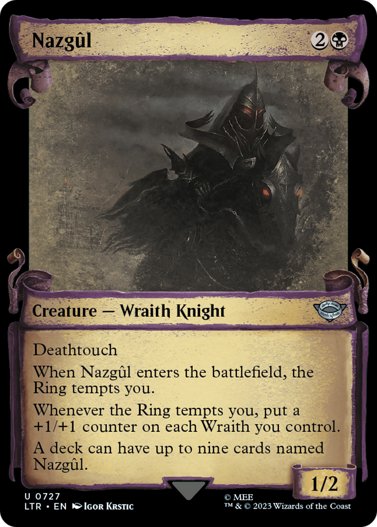 Nazgûl (LTR-727) - The Lord of the Rings: Tales of Middle-earth: (Showcase) Foil