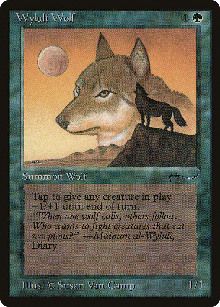 Wyluli Wolf (ARN-055) - Arabian Nights