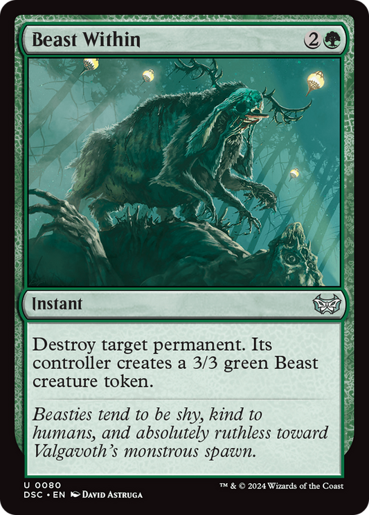 Beast Within (DSC-080) - Duskmourn: House of Horror Commander