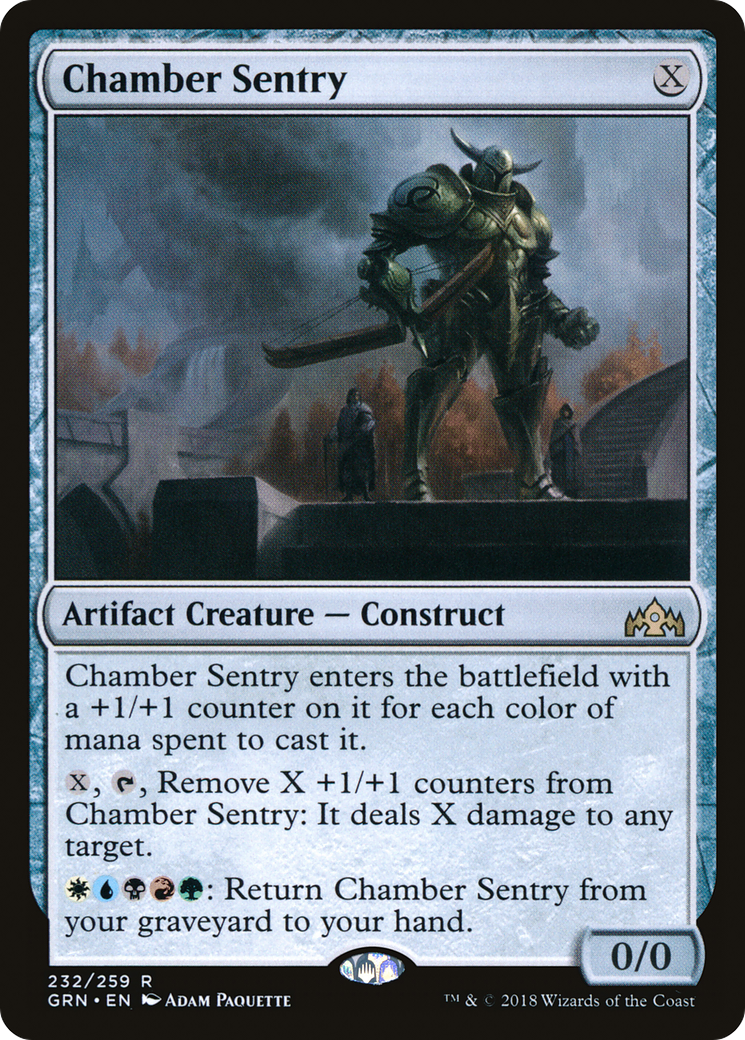 Chamber Sentry (GRN-232) - Guilds of Ravnica Foil