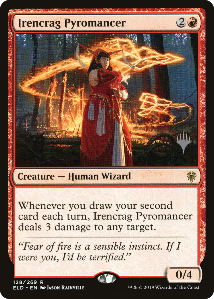 Irencrag Pyromancer (PPELD-128) - Throne of Eldraine Promos (Promo Pack)