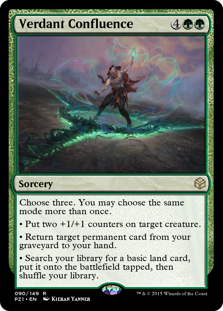 Verdant Confluence (PZ1-090) - Legendary Cube Prize Pack