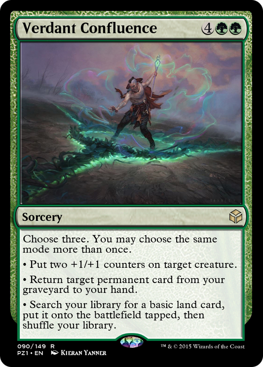 Verdant Confluence (PZ1-090) - Legendary Cube Prize Pack