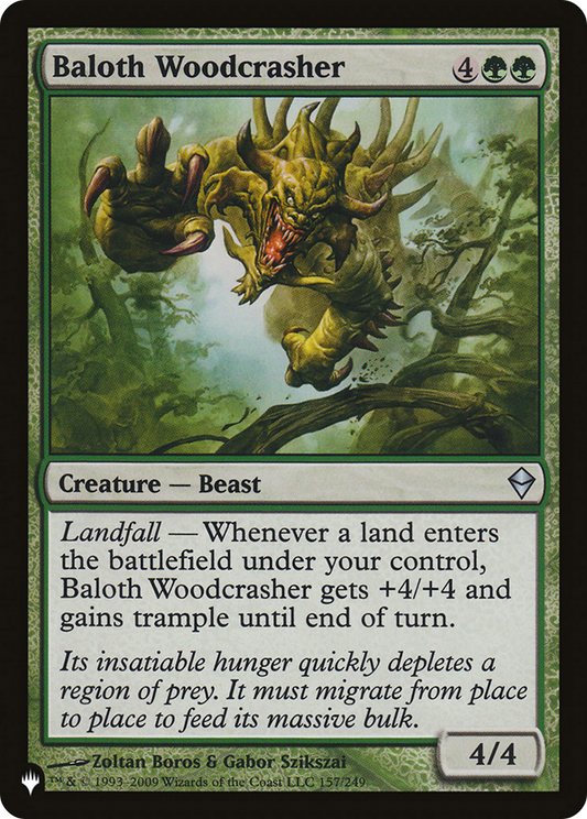 Baloth Woodcrasher (LIST-ZEN-157) - The List