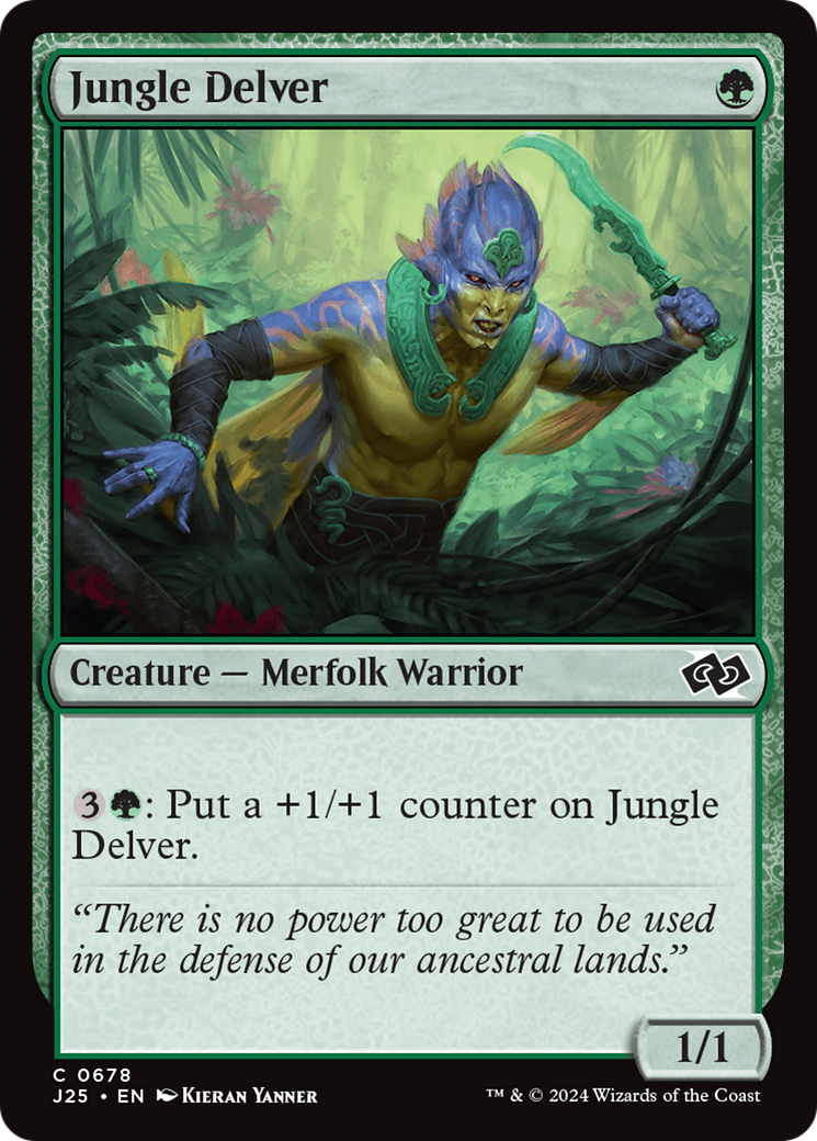 Jungle Delver (J25-678) - Foundations Jumpstart Foil