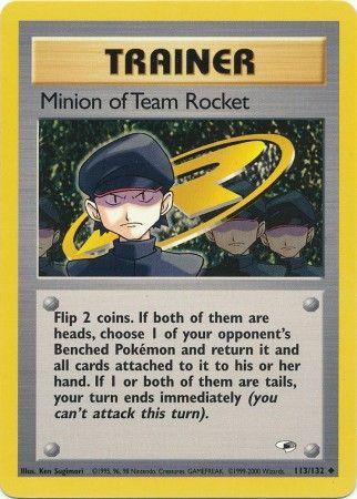 Minion of Team Rocket 113/132 - Gym Heroes Unlimited - Uncommon