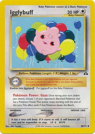 Igglybuff 040/075 - Neo Discovery Unlimited - Uncommon