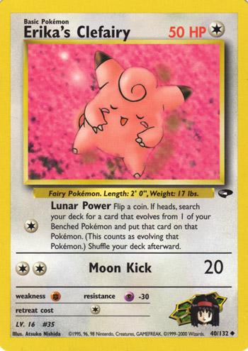 Erika's Clefairy 040/132 - Gym Challenge Unlimited - Uncommon