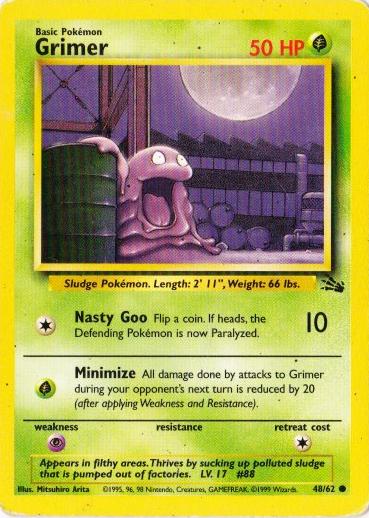 Grimer (48/62) - Fossil Unlimited - Common