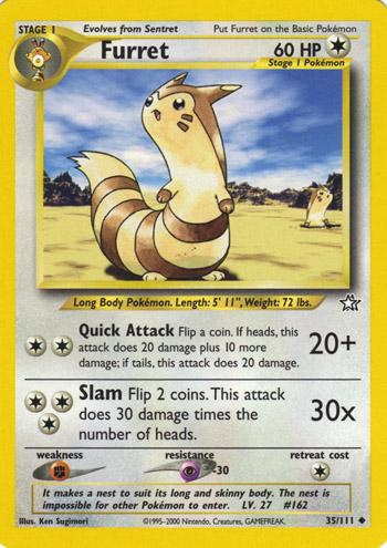 Furret 035/111 - Neo Genesis Unlimited - Uncommon