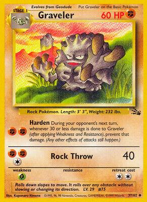 Graveler 037/062 - Fossil Unlimited - Uncommon