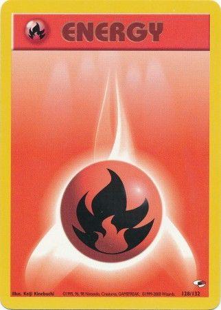 Fire Energy 128/132 - Gym Heroes Unlimited - Common