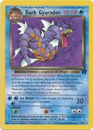 Dark Gyarados 025/082 - Team Rocket Unlimited - Rare