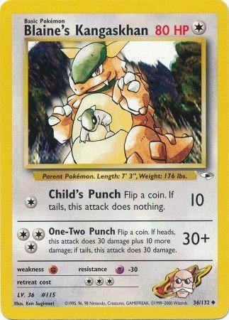 Blaine's Kangaskhan 036/132 - Gym Heroes Unlimited - Uncommon